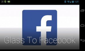 google glass app for facebook